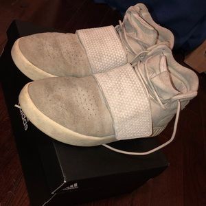 white adidas sneakers